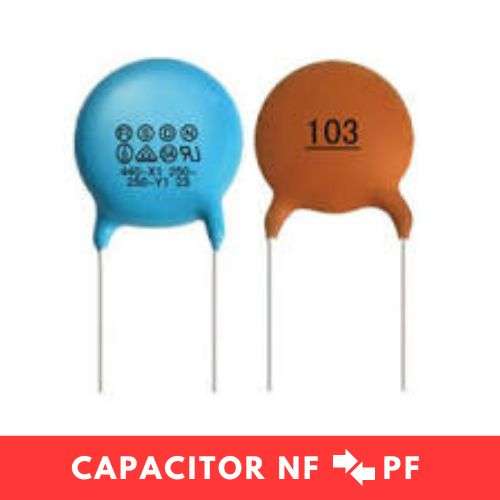 Capacitor nf to pf convert tool