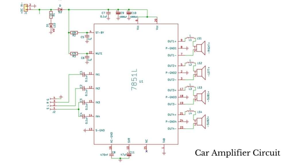 car amplifier circuit