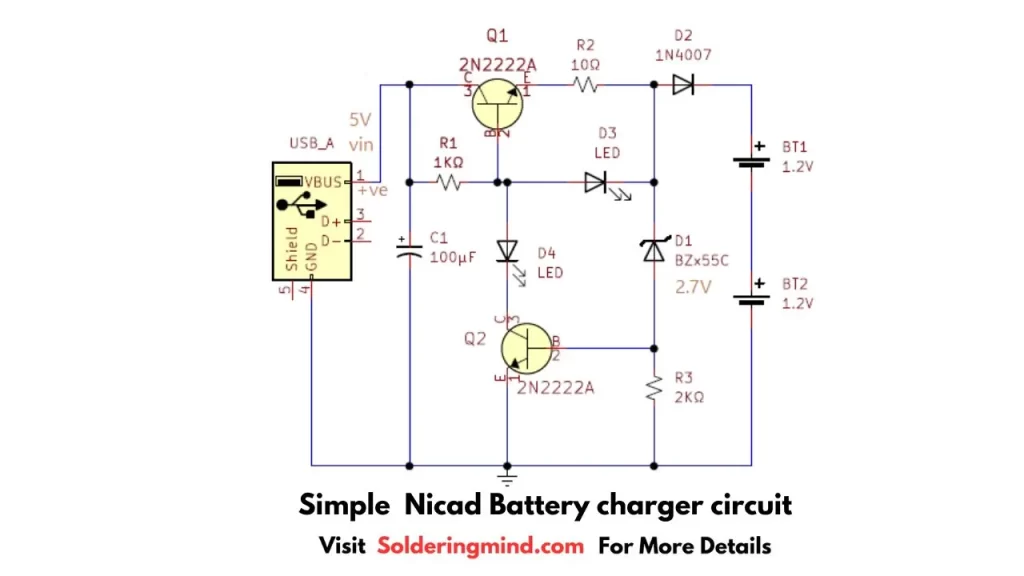 Simple Nicad Battery charger circuit