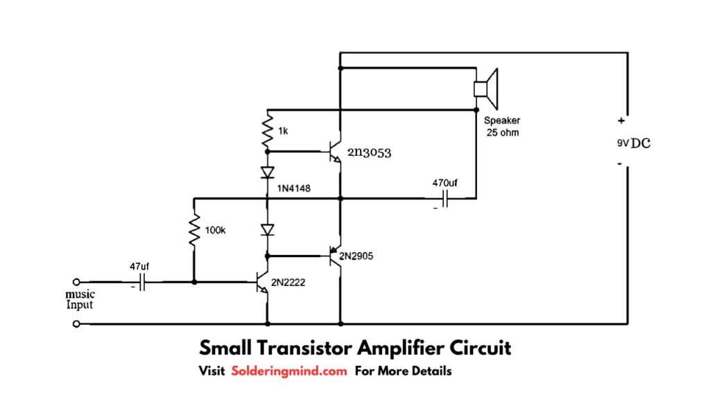 small transistor amplifier circuit