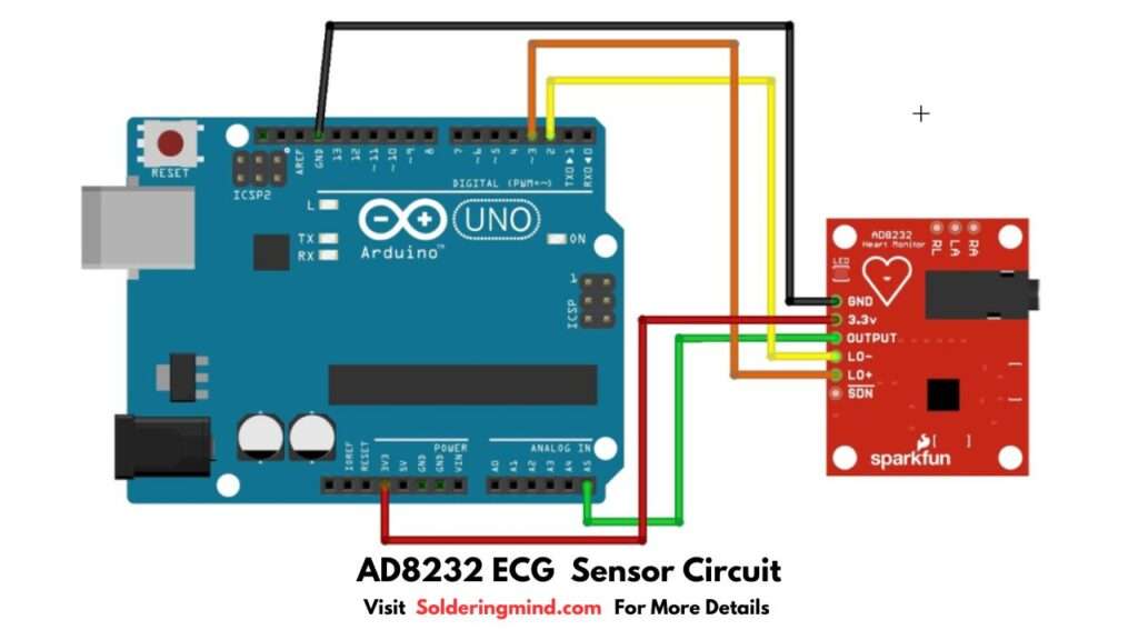 ad8232 ecg sensor circuit