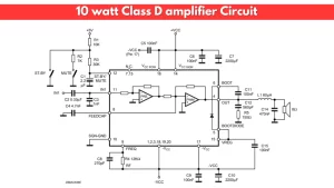 10 watt class d amplifier circuit