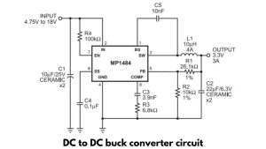 dc to dc buck converter circuit