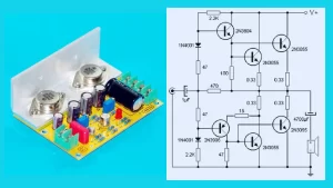 12 volt 2n3055 amplifier circuit
