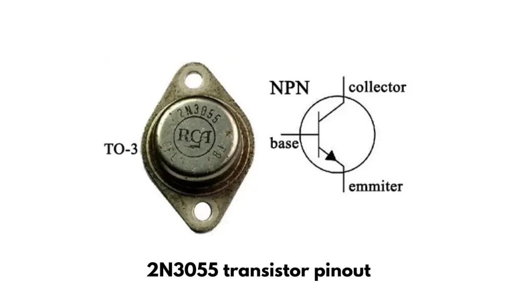 2N3055 transistor pinout