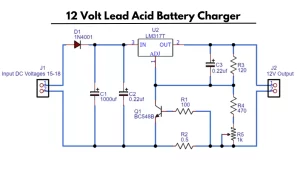 12 volt lead acid battery charger circuit