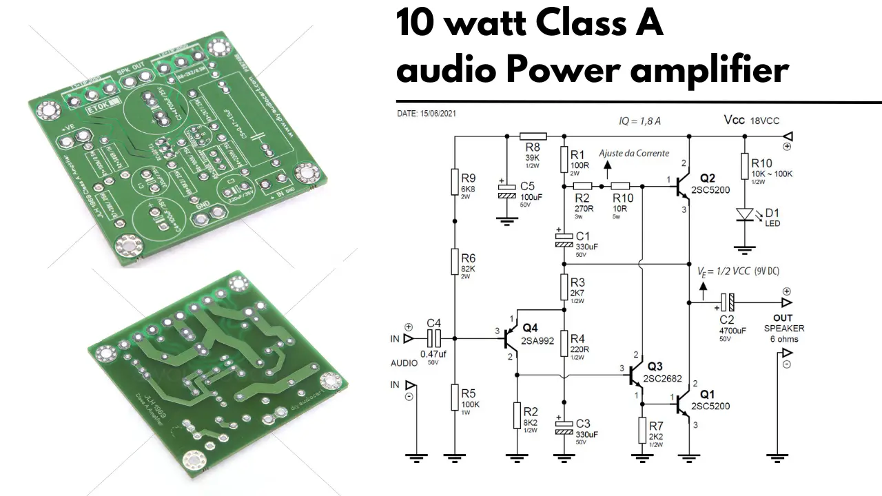 10 Watt Class A Audio Power Amplifier