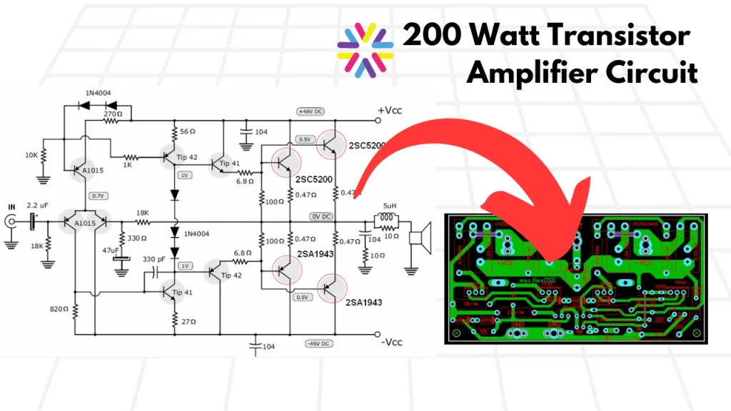 200 watt transistor amplifier