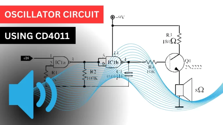 Oscillator circuit using cd 4011