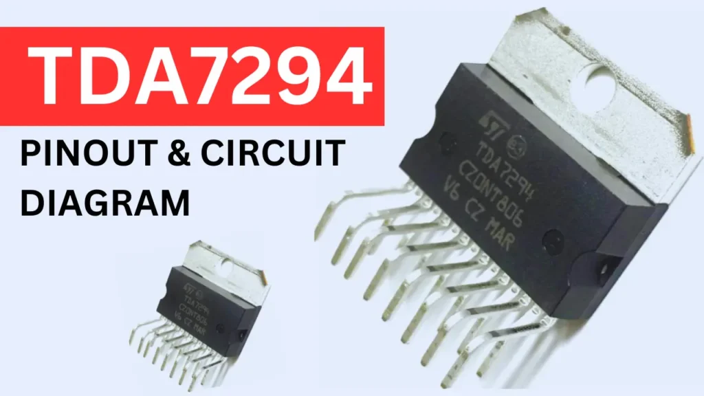 TDA7294 ic pinout and circuit diagram