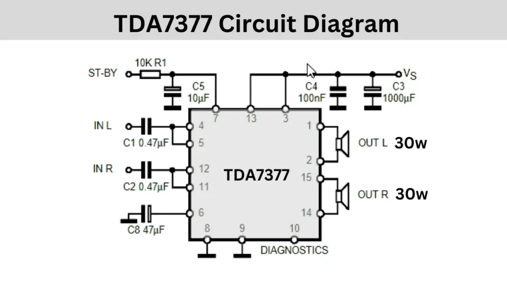 TDA7377 circuit diagram