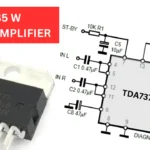 TDA7377 35watt amplifier circuit diagram