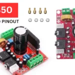 TDA7850 Pinout and circuit