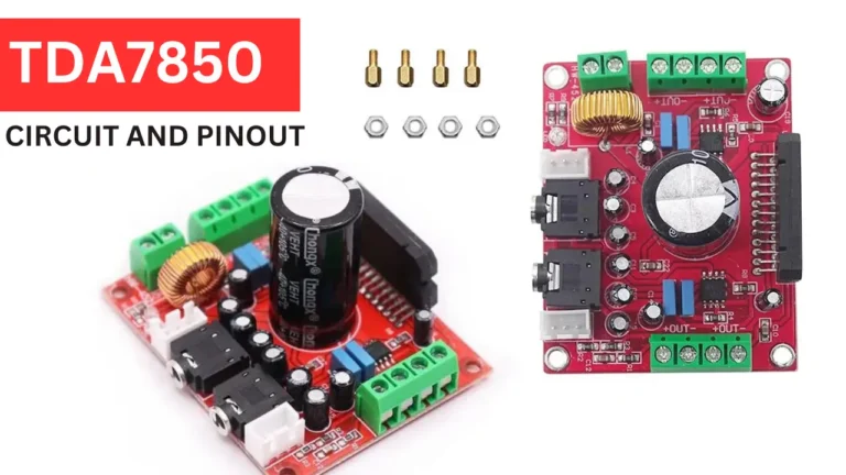 TDA7850 Pinout and circuit