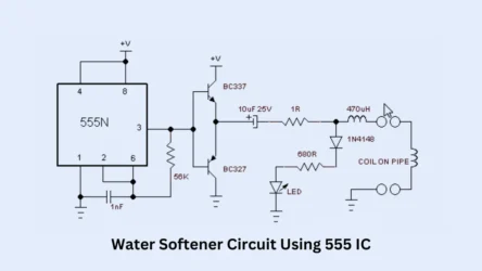 Water Softener Circuit Using 555 IC