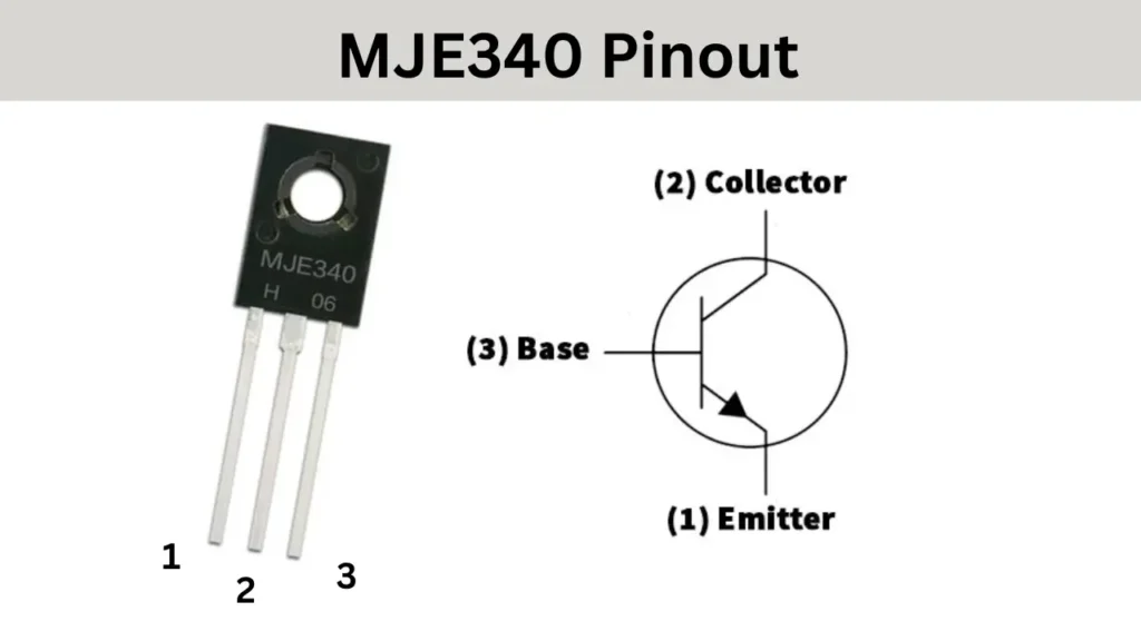 MJE340 Transistor Pinout