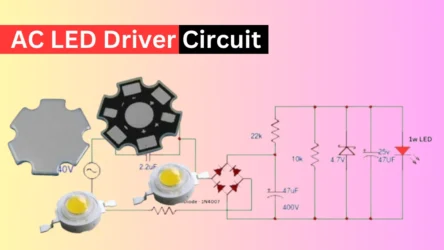 AC LED driver circuit diagram