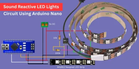 sound reactive led lights circuit
