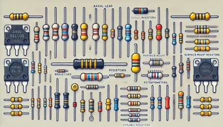 Role of resistors in circuit