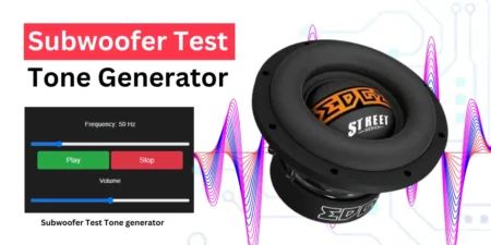 Subwoofer Test Tone generator