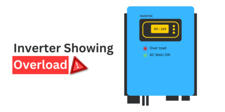 inverter showing overload