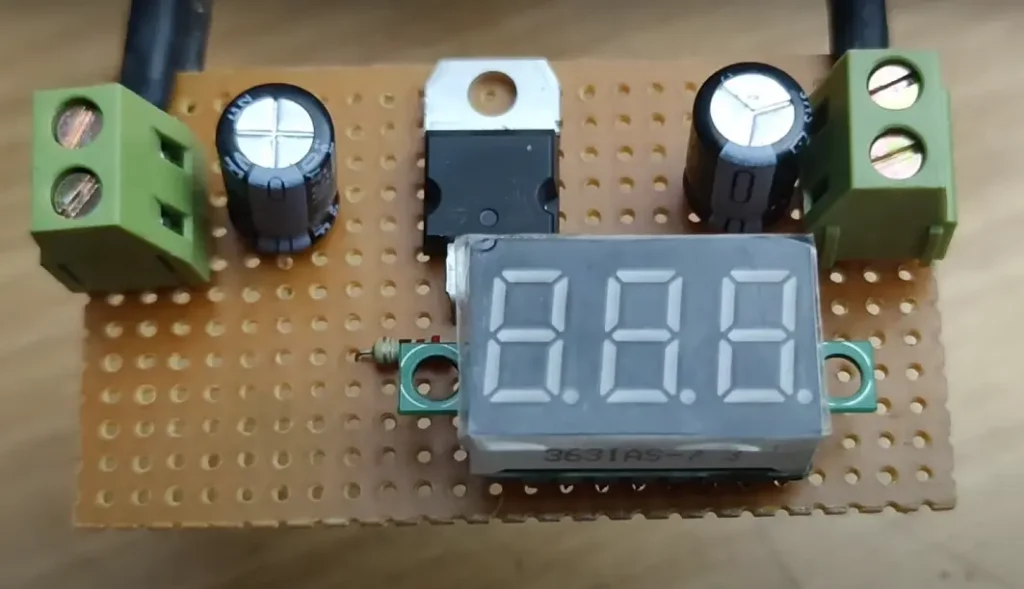 variable power supply using lm317