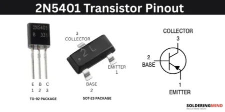 2N5401 Transistor Pinout