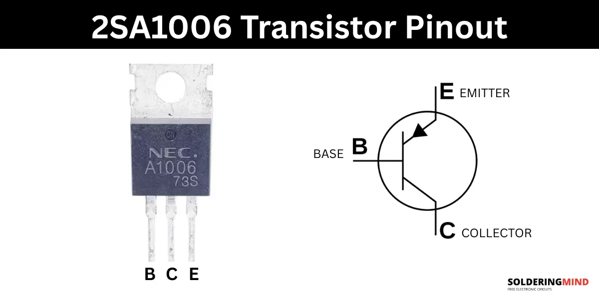 2SA1006 Transistor pinout