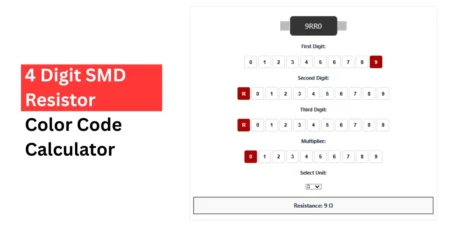 4 Digit SMD Resistor Color Code Calculator