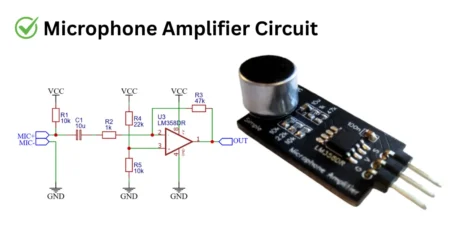 Microphone amplifier circuit