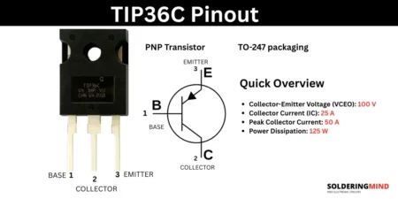 TIP36C Pinout