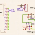 internet clock circuit using esp8266