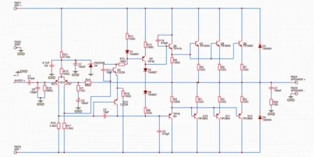 300 watt amplifier circuit