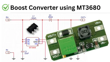Boost Converter using MT3680