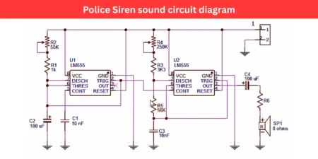 Police Siren sound circuit diagram