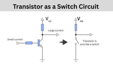 Transistor as a switch circuit diagram