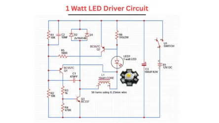 1 Watt LED Driver Circuit