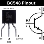 BC548 pinout