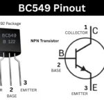 BC549 transistor pinout