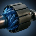 Electric motor runs without metal coil