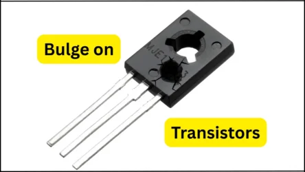 Bulge on transistor