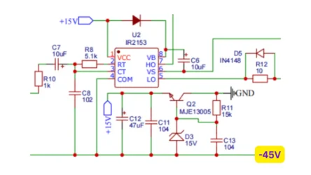 Class d amplifier bias voltage