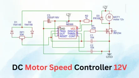 dc motor speed controller 12v