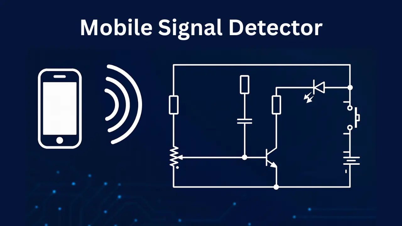 Mobile Signal Detector Circuit using Single NPN Transistor