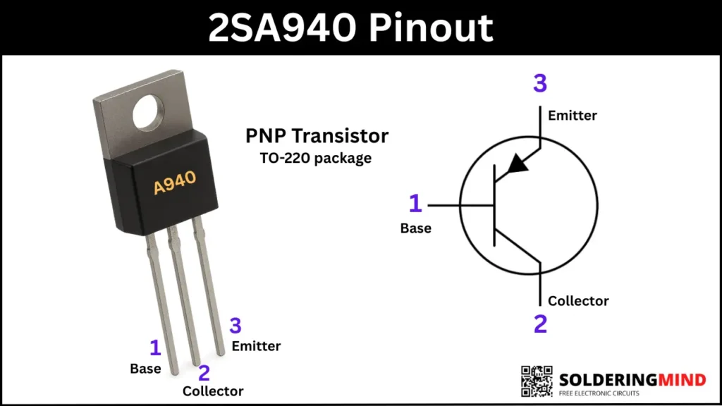 2SA940 Pinout