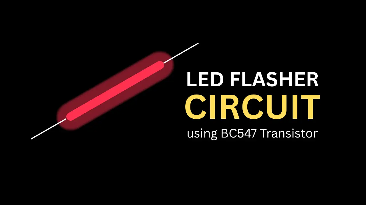 BC547 led flasher