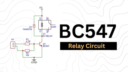 BC547 relay circuit