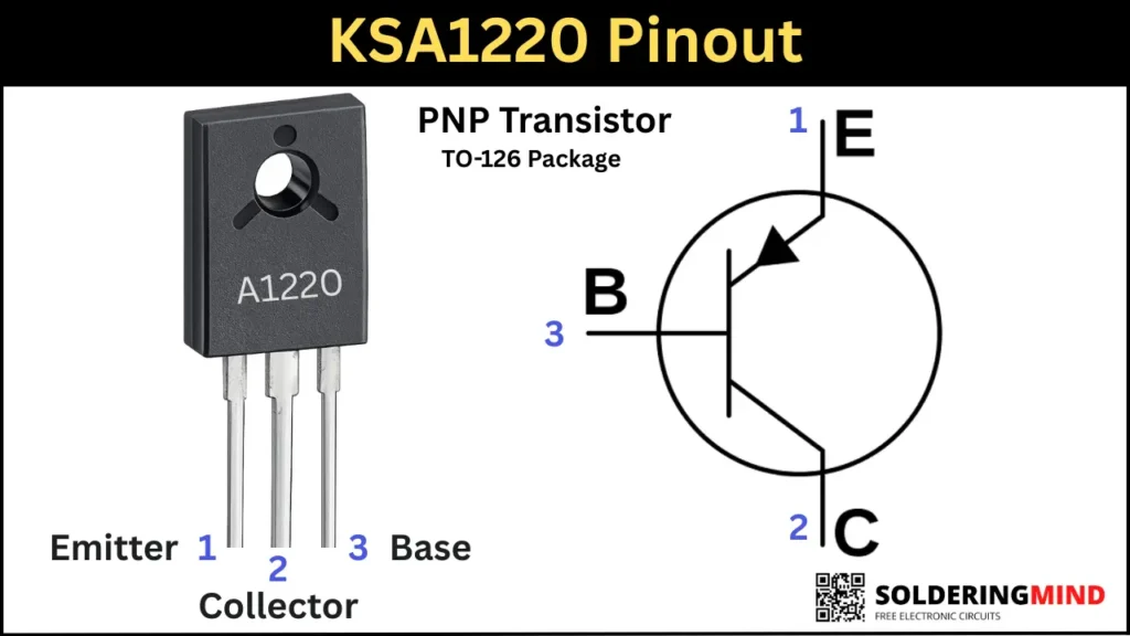 KSA1220 Pinout