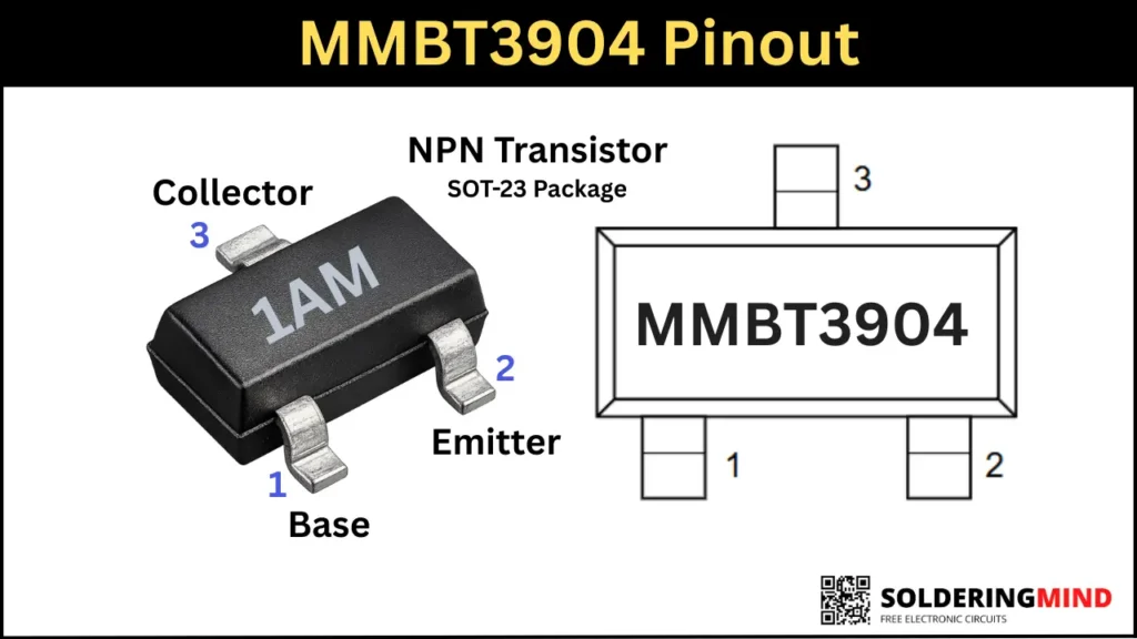 MMBT3904 transistor pinout