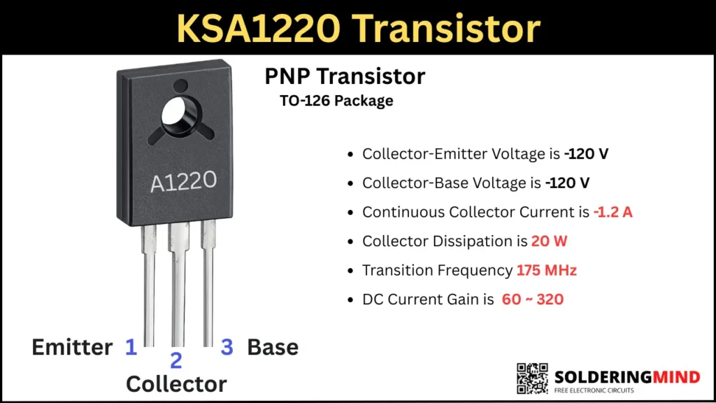 BC109 Transistor: Features, Pinout, Equivalent and Applications